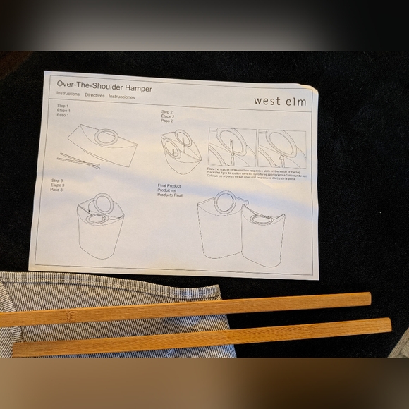 Hamper Bag Over the Shoulder NWT - Picture 4 of 7